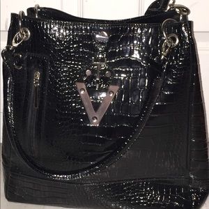 Tall Patent Leather Bag